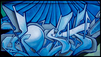 blue projection